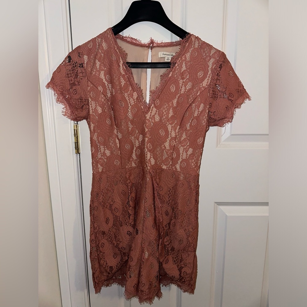 Dusty rose romper